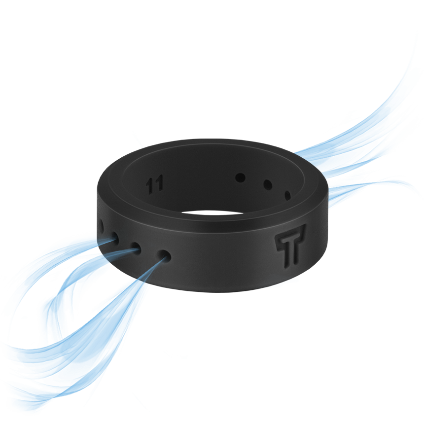 AIR FLOW SYSTEM<br>KEEPS HANDS COOL