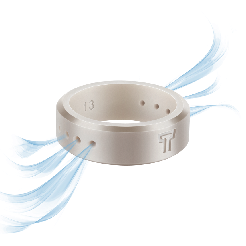 AIR FLOW SYSTEM<br>KEEPS HANDS COOL