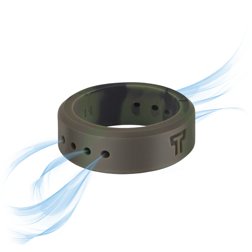 AIR FLOW SYSTEM<br>KEEPS HANDS COOL
