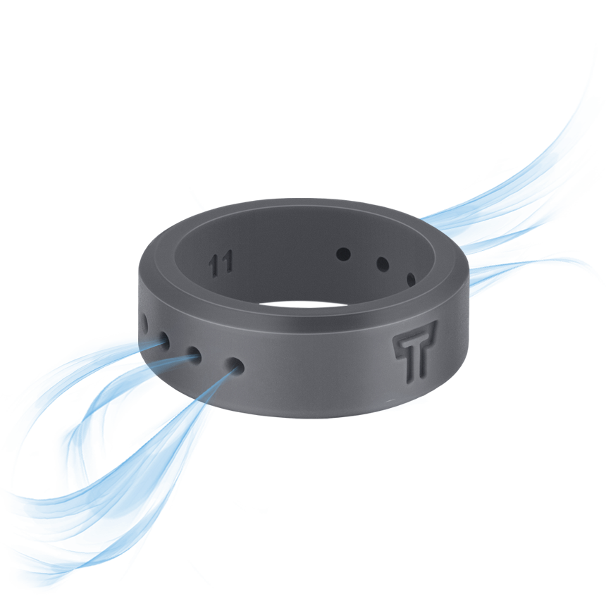 AIR FLOW SYSTEM<br>KEEPS HANDS COOL