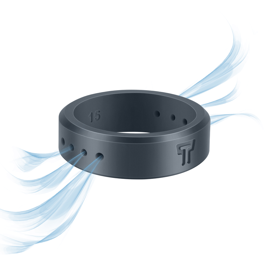 AIR FLOW SYSTEM<br>KEEPS HANDS COOL