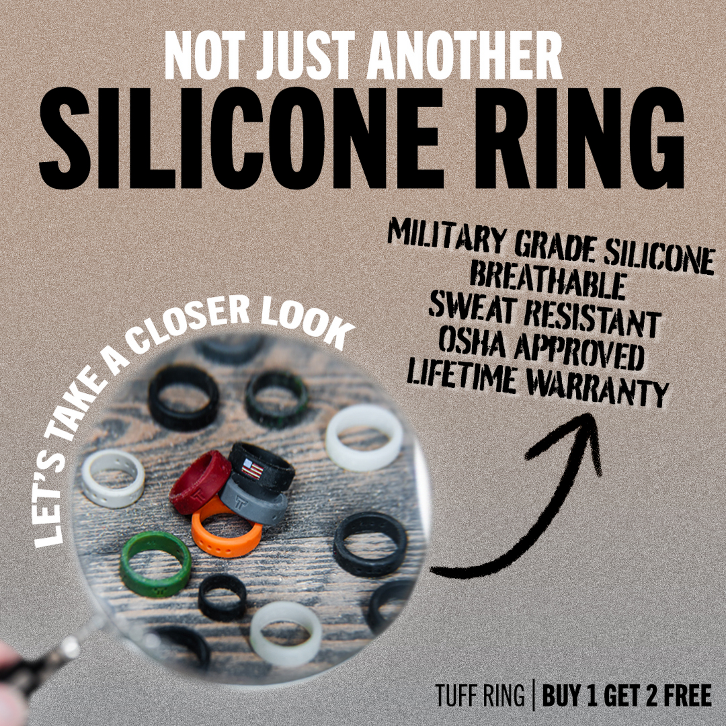 Tuff Ring Buy 1 Get 2 FREE Bundle 3-Pack Value Bundle Limited-Edition