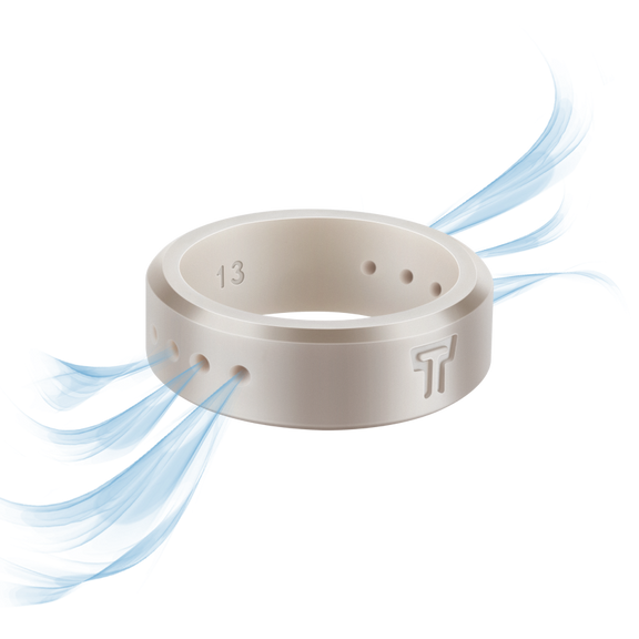 AIR FLOW SYSTEM<br>KEEPS HANDS COOL
